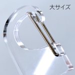 画像2: 【ロット購入/50個】アクリル製カラビナ（ナスカン）用 バネ／スプリング／金具 (2)