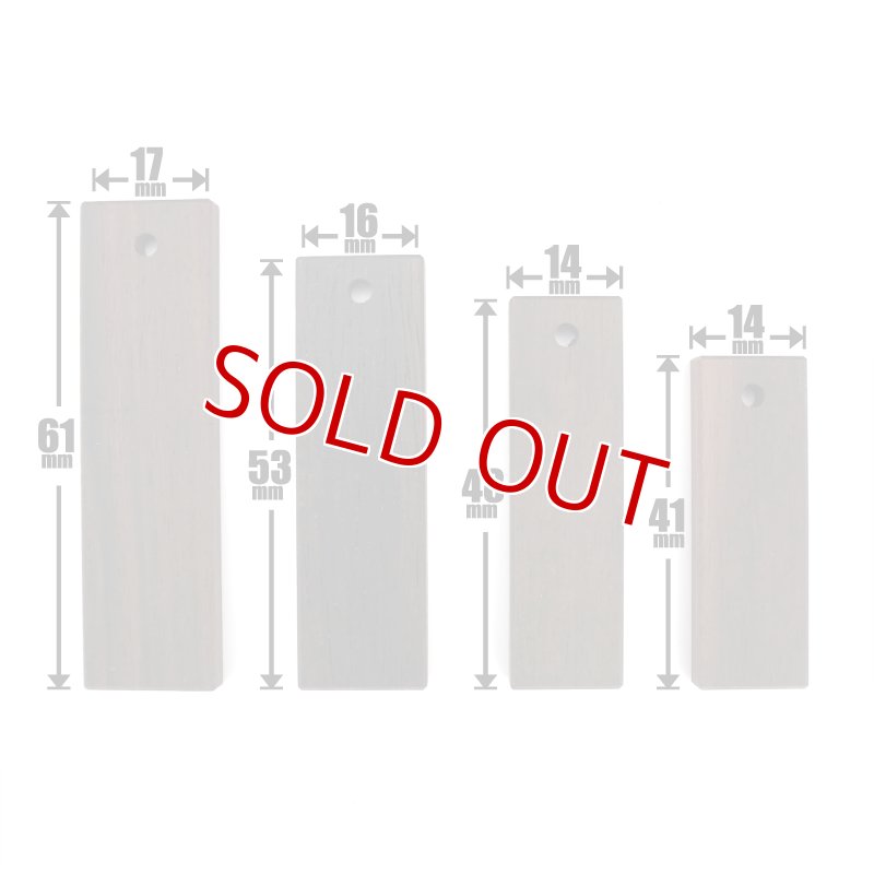 画像5: 【まとめ売り販売】木札(サクラ・縞コクタン)【◎】 (5)