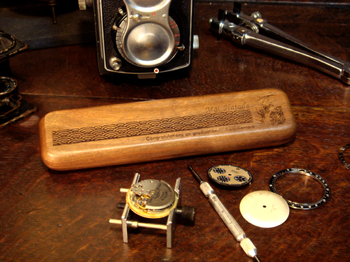 【ロット購入/10個入】木製ボールペンケース（WALNUT）